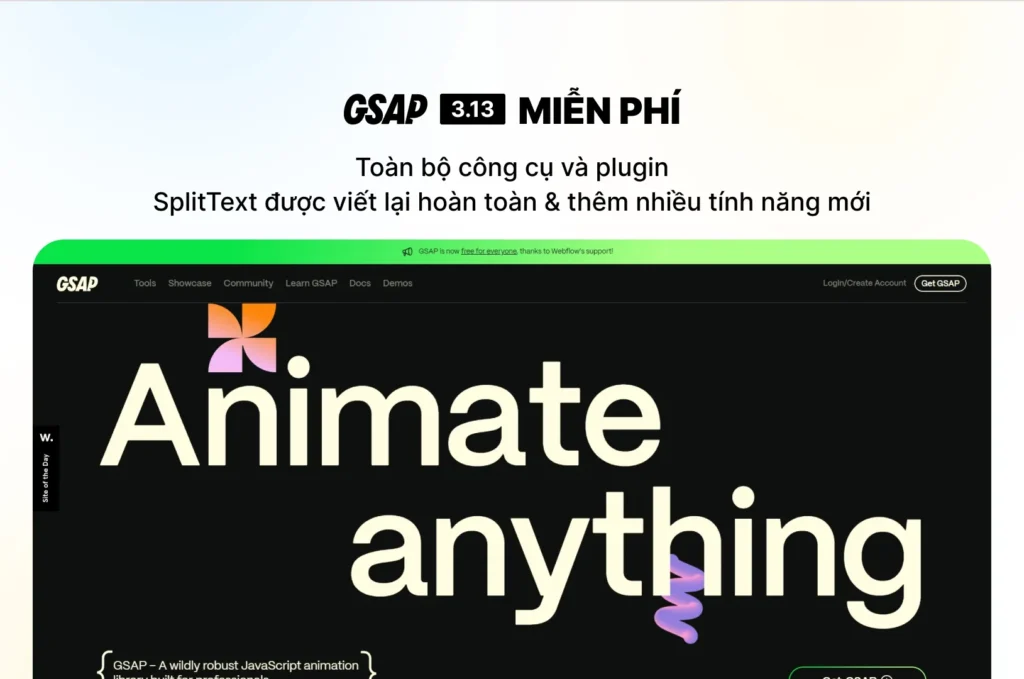 GSAP 313 Mien phi Toan bo cong cu va plugin