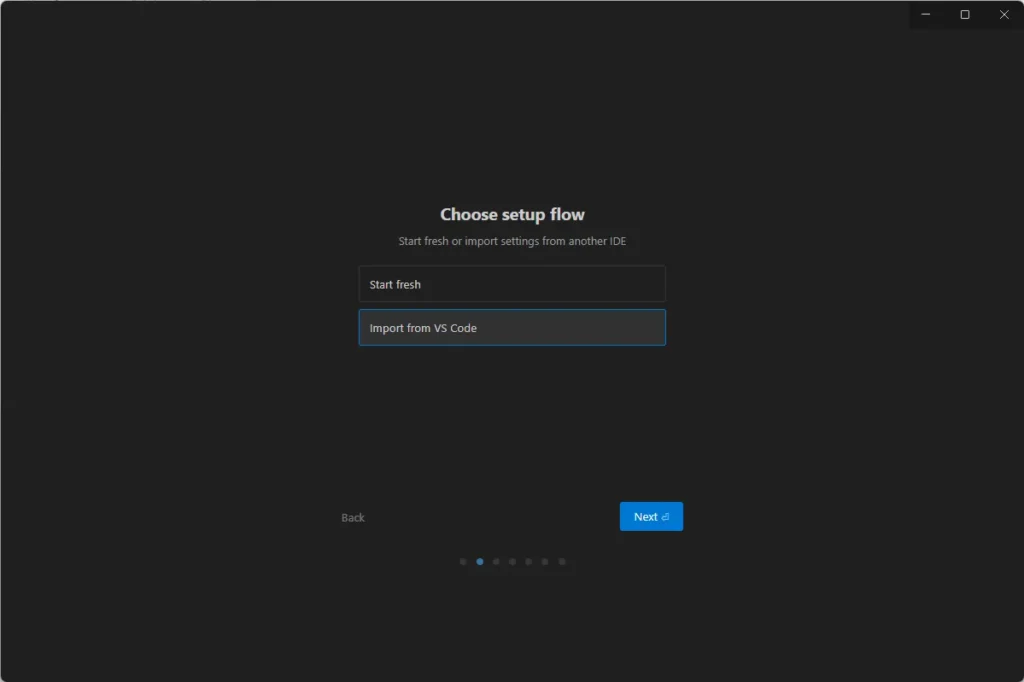 Google Antigravity cho phép import setting và extensions từ các IDE khác