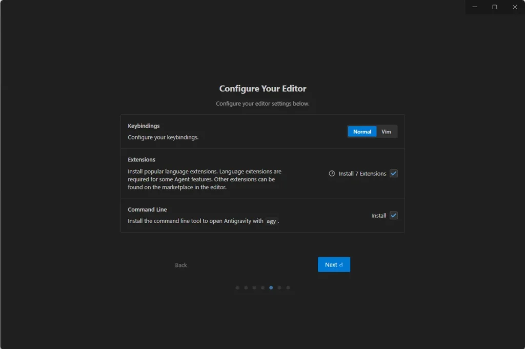 Google Antigravity cho phép import setting và extensions từ các IDE khác